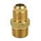 Thrifco Plumbing No. 48 1/8 Inch x 1/8 Inch Brass Flare MIP Adapter 9448000 - alternate 2